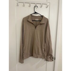 Pact‎ Organic Cotton Men's Quarter Zip Pullover Minimalist Granola